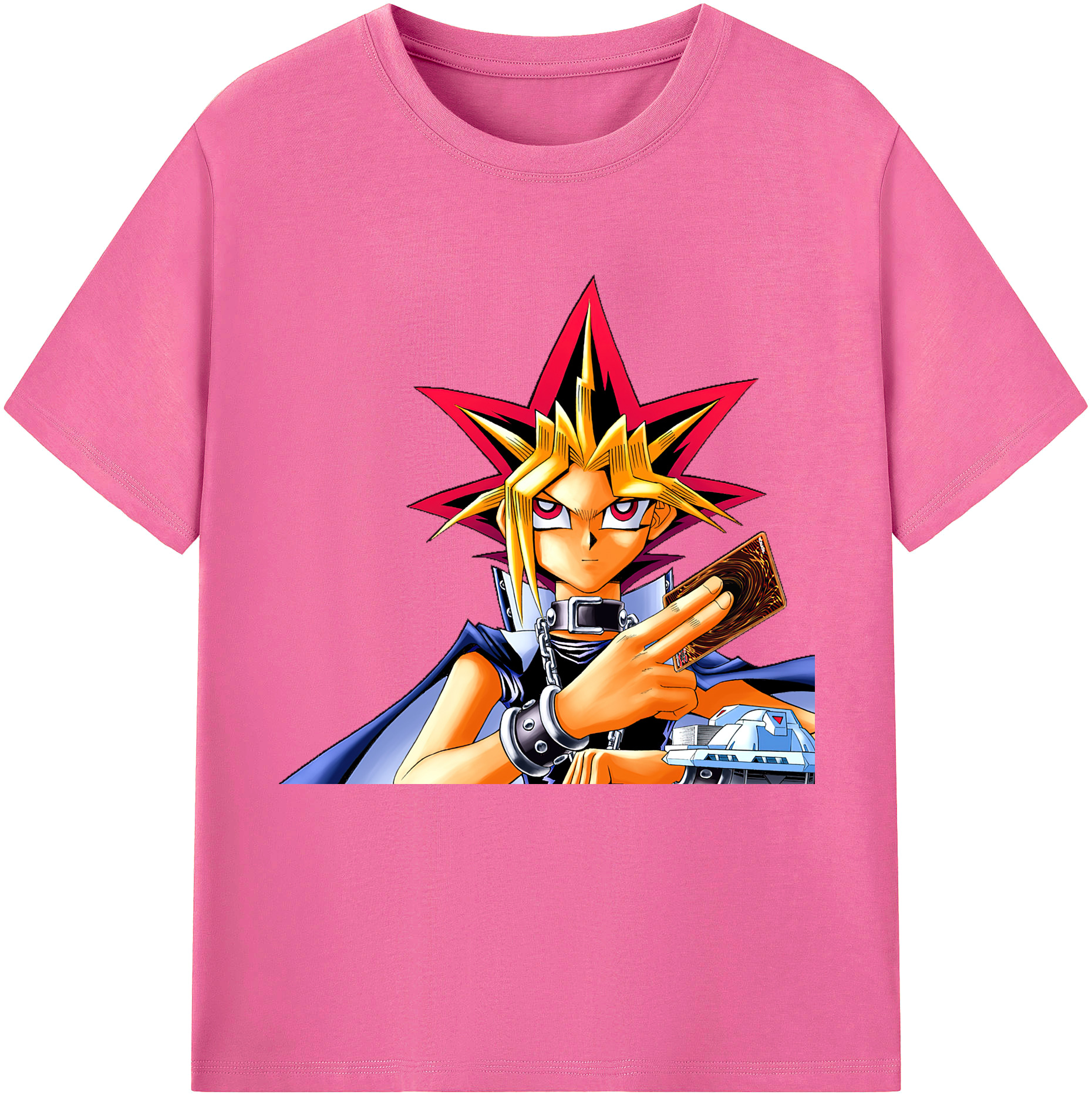 （画像用） 遊☆戯☆王 Yu-Gi-Oh! レディースカジュアルプリントTシャツ（綿100％）